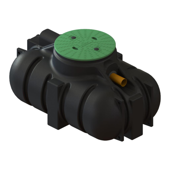 Cipax CPX Septic tank 1200L Installation And User Manual