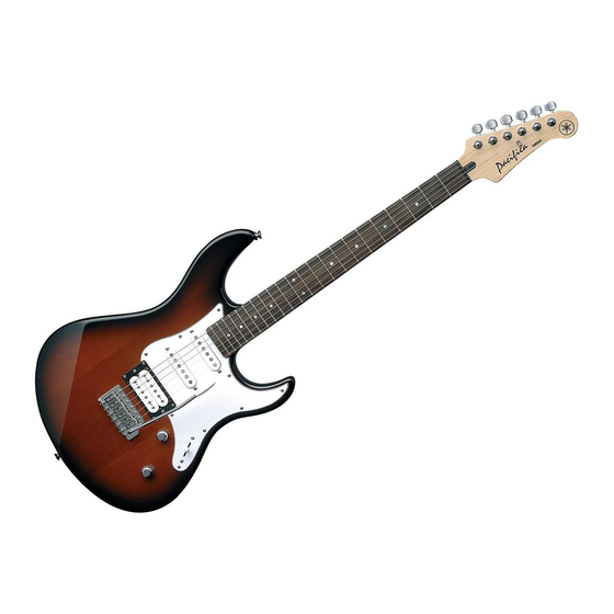 Yamaha PACIFICA212VQM Owner's Manual