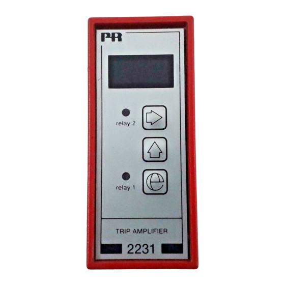 PR electronics 2231 Manual