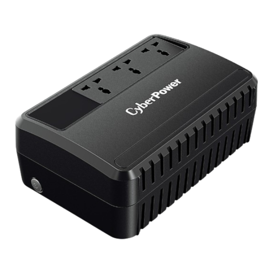 CyberPower BU600E User Manual