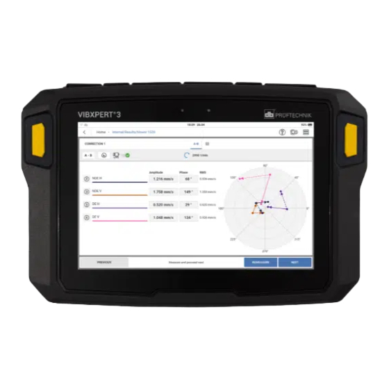 Fluke VIBXPERT 3 User Manual