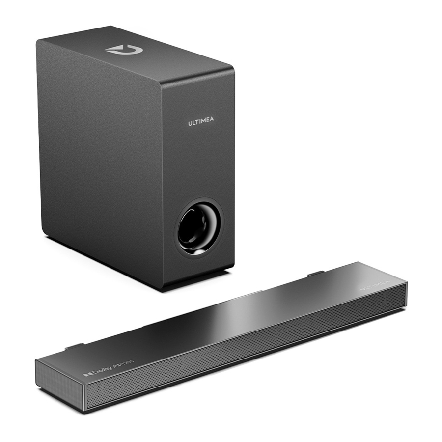 Ultimea Nova S50 U2120 - Soundbar Manual