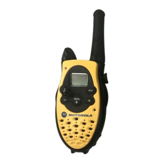 Motorola TWO WAY RADIO Manual