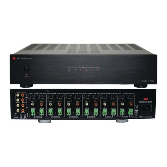 AudioSource AMP 1200 User Manual