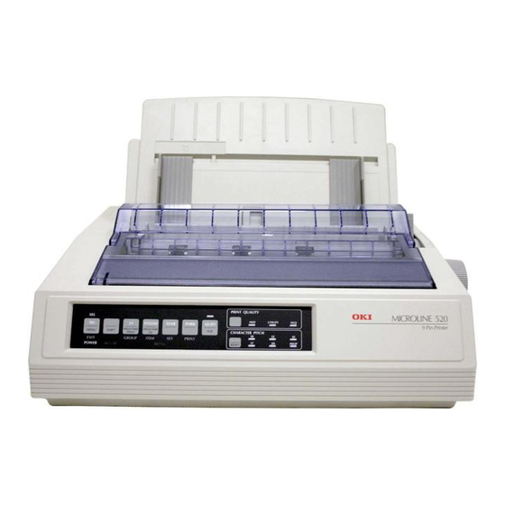 Oki Microline 520 Service Handbook