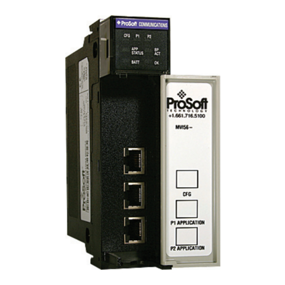 ProSoft Technology inRax MVI56-DH485R User Manual