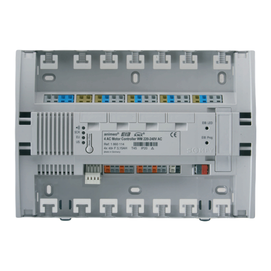 SOMFY Animeo KNX/EIB WM Series Installation Manual