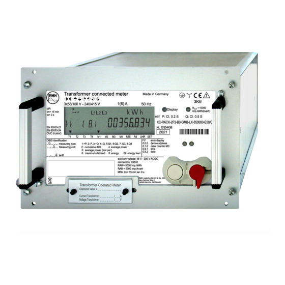 EMH metering XC-RACK Instructions For Use Manual