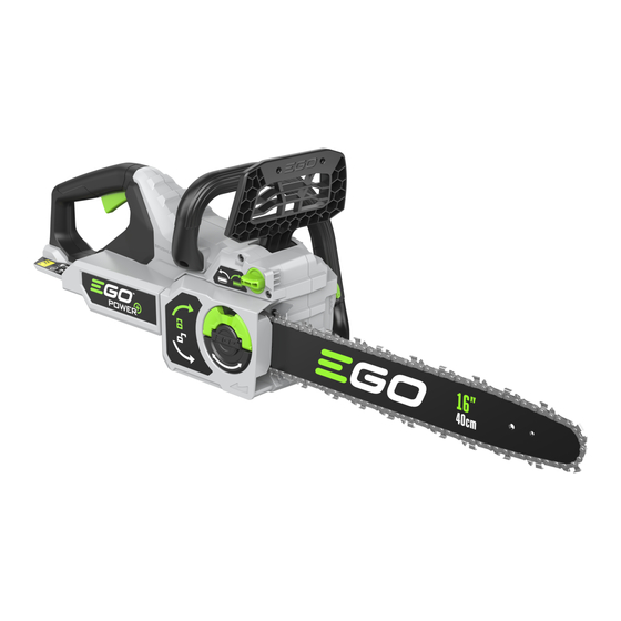 Ego Power+ CS1610E Operator's Manual