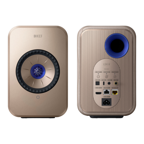 KEF LSX II User Manual