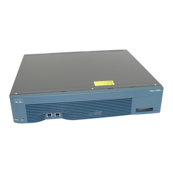 Cisco 3640 Center-Mount Bracket installation guide