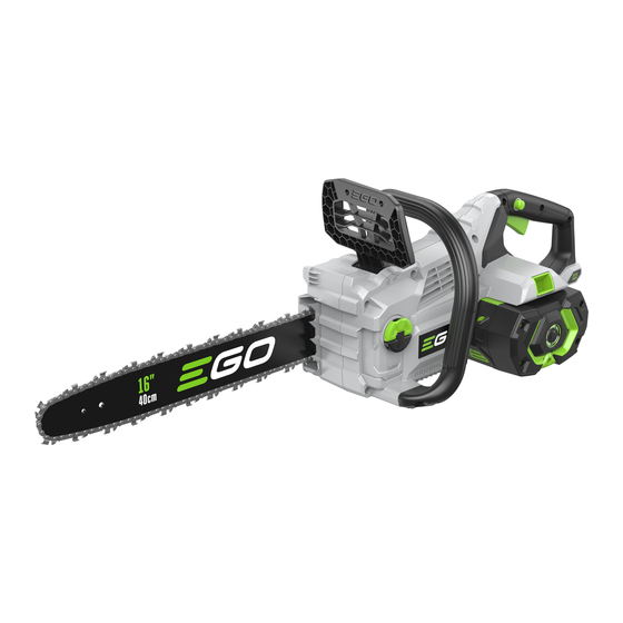 Ego Power+ CS1610E Manual
