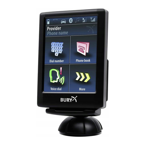 BURY CC 9056 Plus Quick User Manual