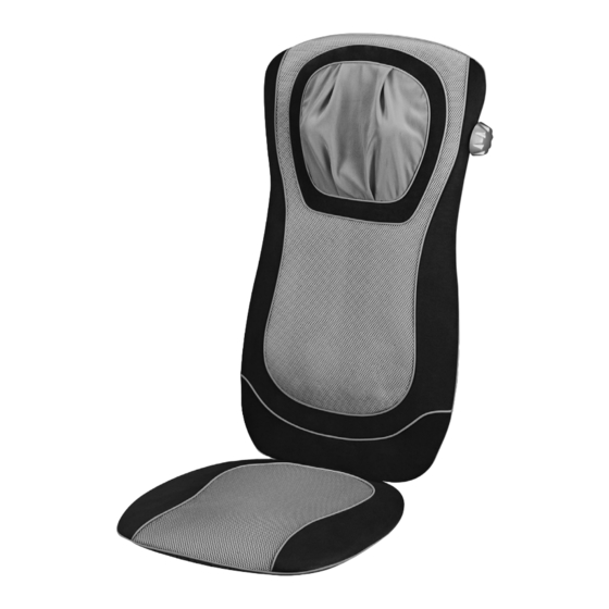 User Manuals: Sanitas SMG 245 Shiatsu Massage Pillow