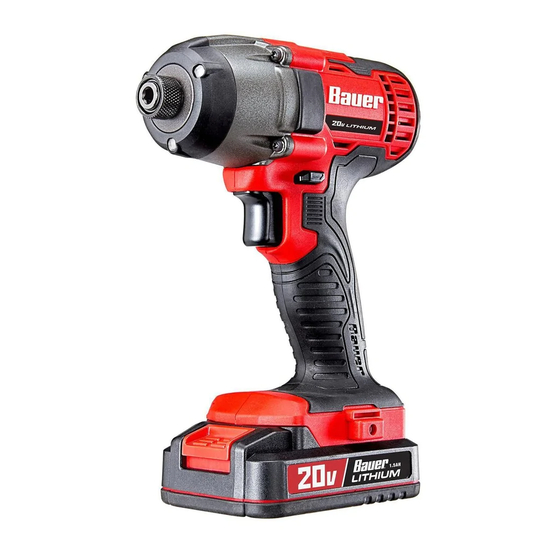 Bauer 64755 Owner's Manual & Safety Instructions