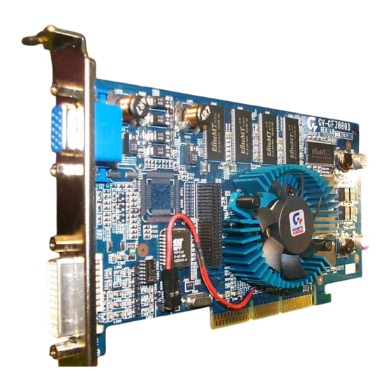 Gigabyte GV-GF3000D Series User Manual