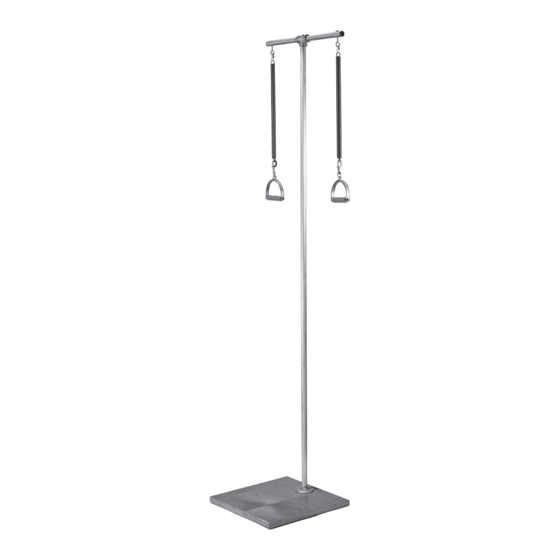 Gratz Pilates PEDI POLE Assembly Instructions