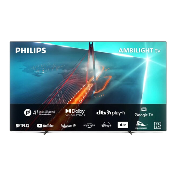 Philips OLED718 Series Manuals