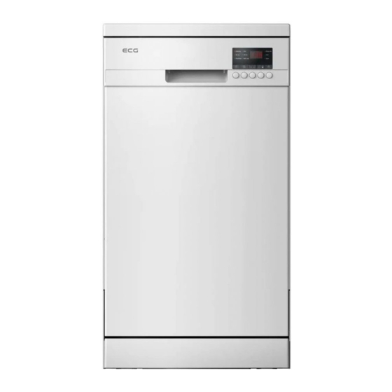 ECG EDF 4527 QWE Dishwasher Manuals