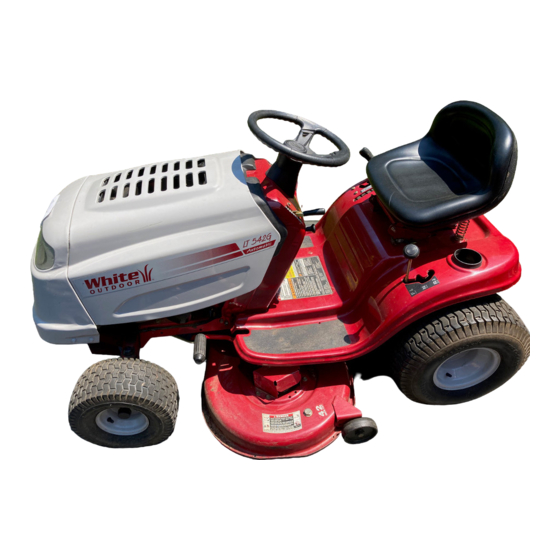 White Outdoor LT 542G Operator's Manual