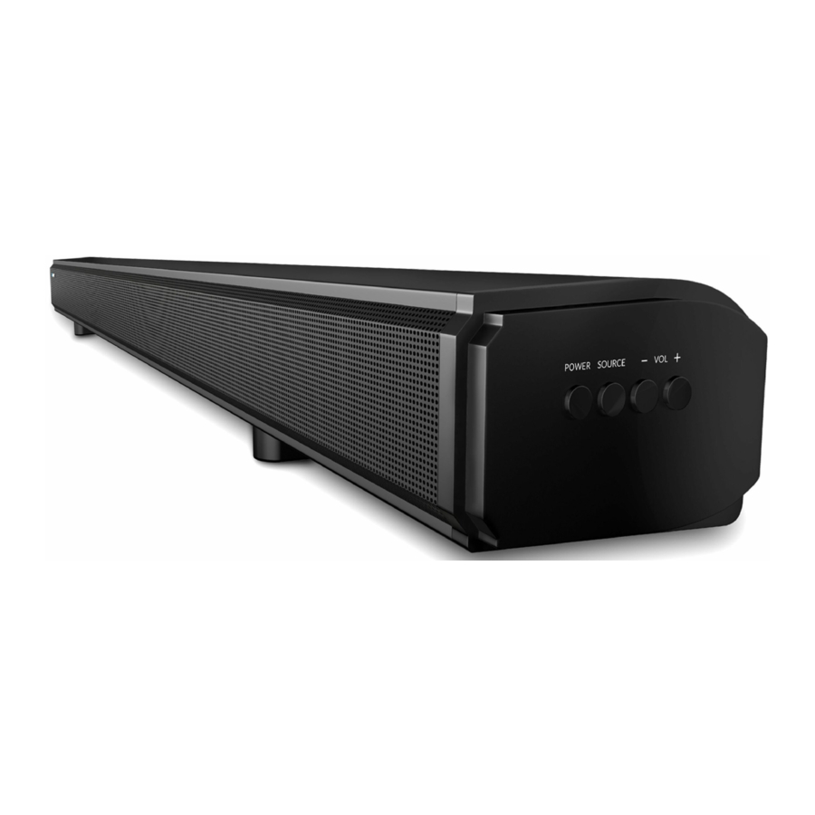 Blaupunkt SBA01 - Soundbar Manual