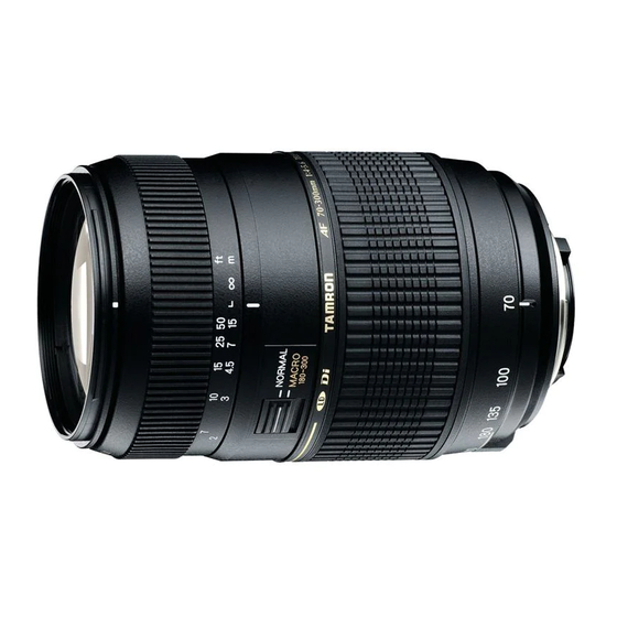 Tamron A17 Owner's Manual