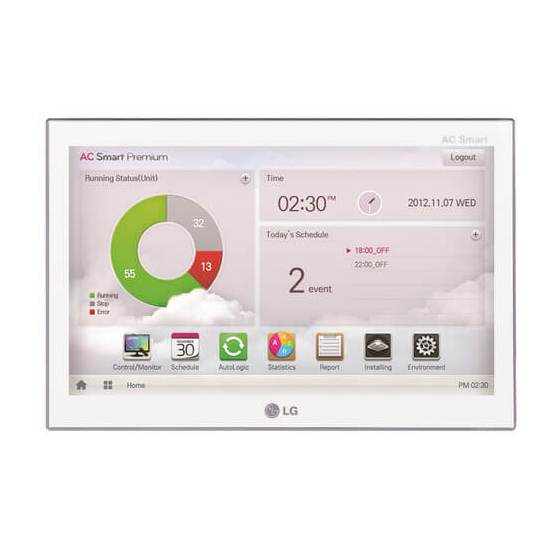 LG AC Smart Premium PQCSW421E0A User Manual