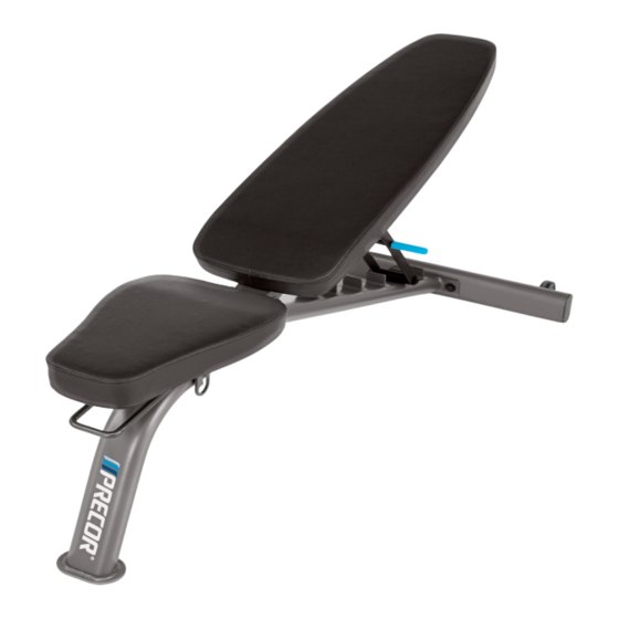 Precor Home Bench Assembly Manual