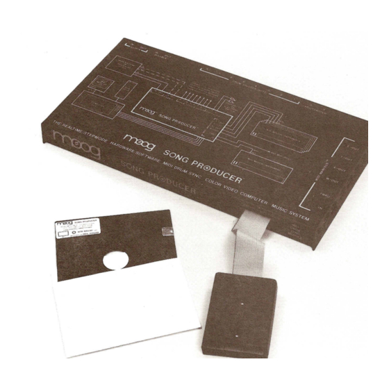 Moog Song Producer Service Manual
