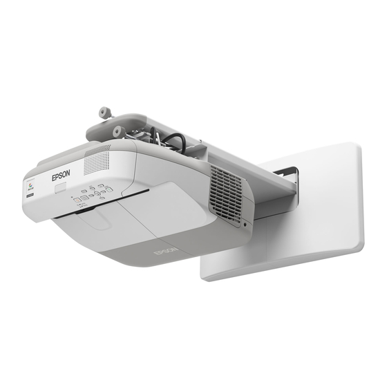 Epson eb-595wi Installation Manual