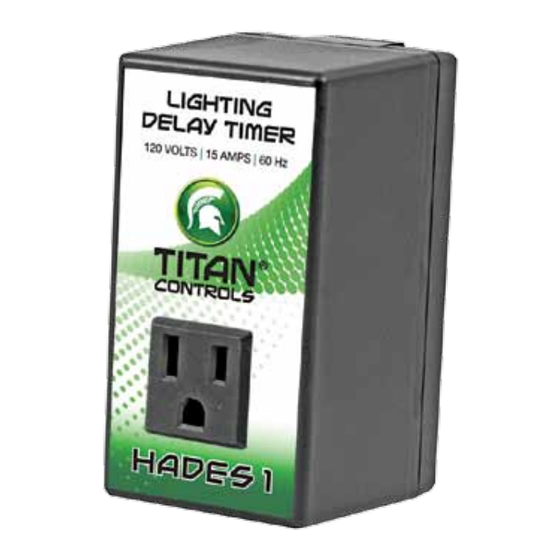Titan Controls Hades 1 Easy Manual