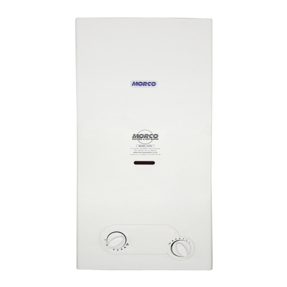 Morco EUP6 Installation, Operation And Maintenance Manual