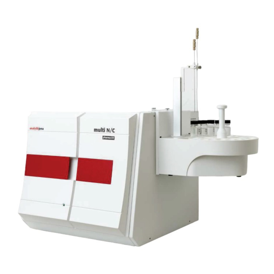 Analytik Jena AS 10e Service Manual
