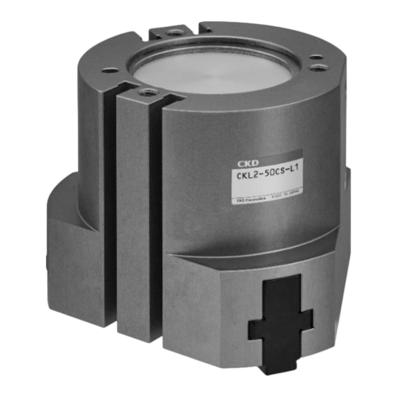 CKD CKL2 Series Instruction Manual