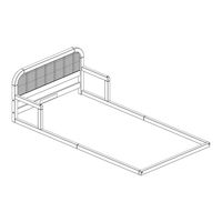 P'kolino Curva Rattan Floor Bed-Twin Assembly Instructions Manual