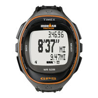 Timex Ironman Run Quick Start Manual