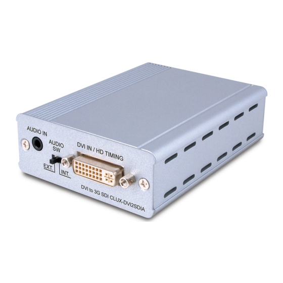 CYP CLUX-DVI2SDIA Operation Manual