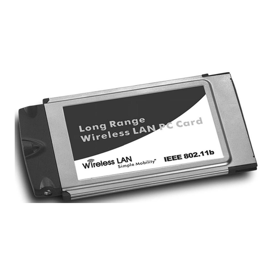 User Manuals: SENAO NL-2511CD PLUS EXT2 LAN Card