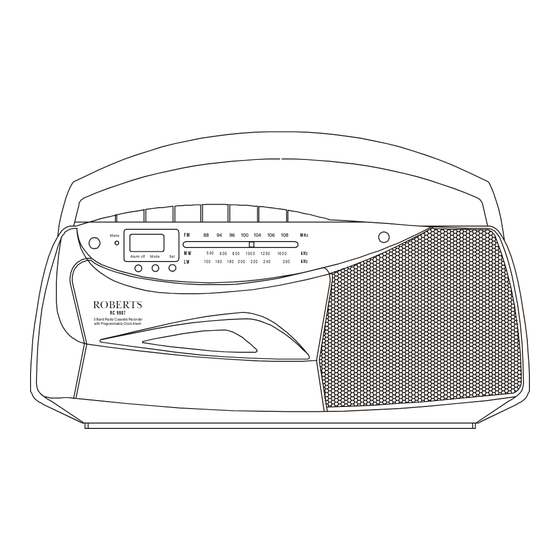 Roberts RC9907 User Manual