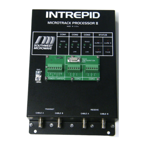 Southwest Microwave INTREPID MicroTrack II Installation And Operation Manual