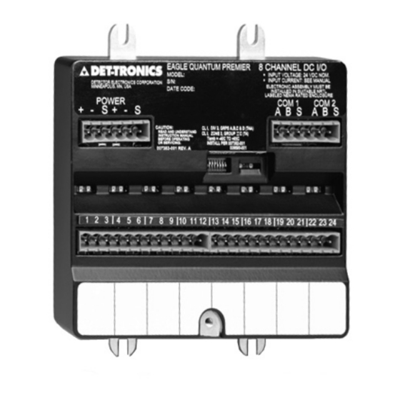 Det-Tronics Eagle Quantum Premier EQ3700DCIO Specification Datasheet