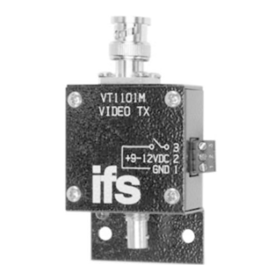 GE IFS VT1101M Installation/Operation Instructions Warranty Information