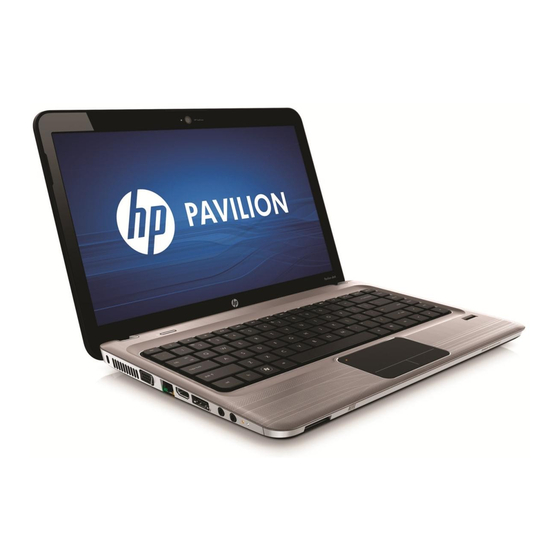 HP Pavilion DM4t-1100 Manuals