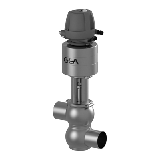GEA VARIVENT W R Series Operating Instructions Manual