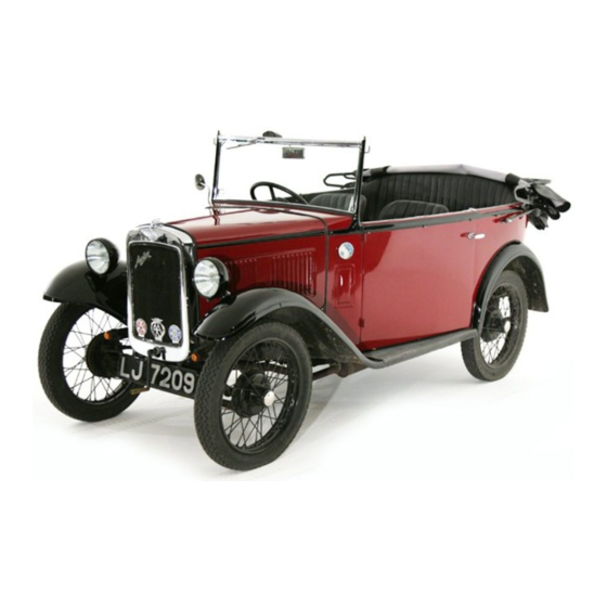 Austin Austin Seven Tourer Manuals