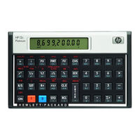 HP 12C Instruction Manual