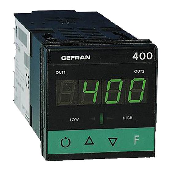 gefran 400 Installation And Operation Manual