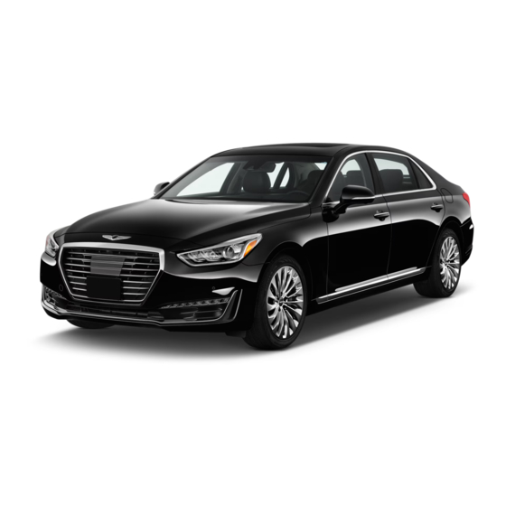 Genesis G90 2019 Getting Started