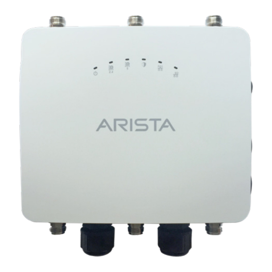 Arista AP-O235E Getting Started Manual