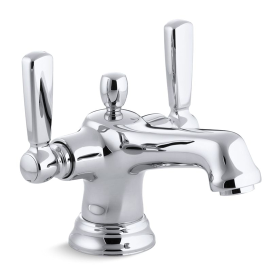 Kohler Bancroft K-10579 Installation Manual